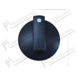 Manopola nero-grigio Ø 52 mm